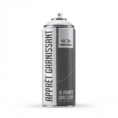 [AR00106] Apprêt Garnissant VisionColor Gris Clair ou Gris Foncé en Bombe de 400 ml / Détail PROMOTION dans la description  (Gris clair)