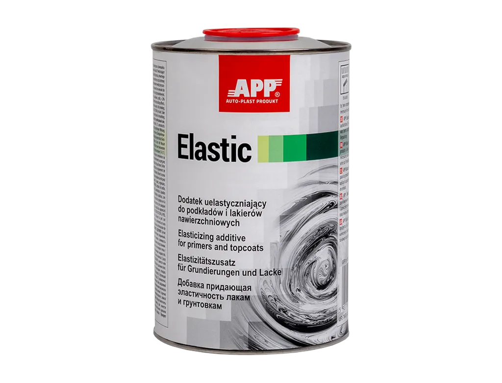 Additif Elastic APP, pour améliorer l'élasticité des Peintures, Apprêts et Vernis 2K (Bi Composant) 1L