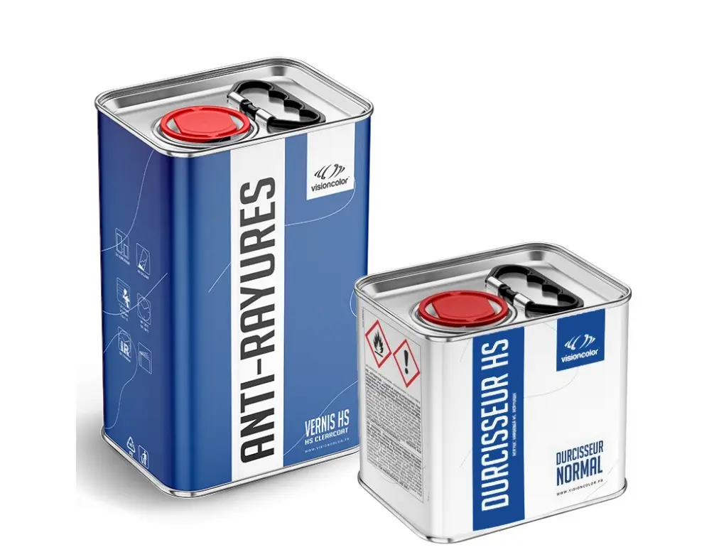 Pack Vernis HS ANTI-RAYURES VisionColor 5L + 2.5L Durcisseur