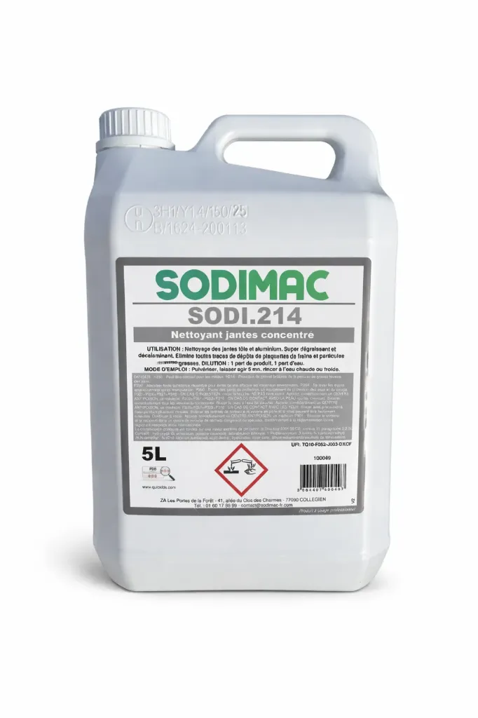Sodimac SODI.212 Nettoyant Jantes concentré Haute performance (5L)