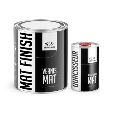Kit Vernis MAT VisionColor 1L + Durcisseur 0.5L 