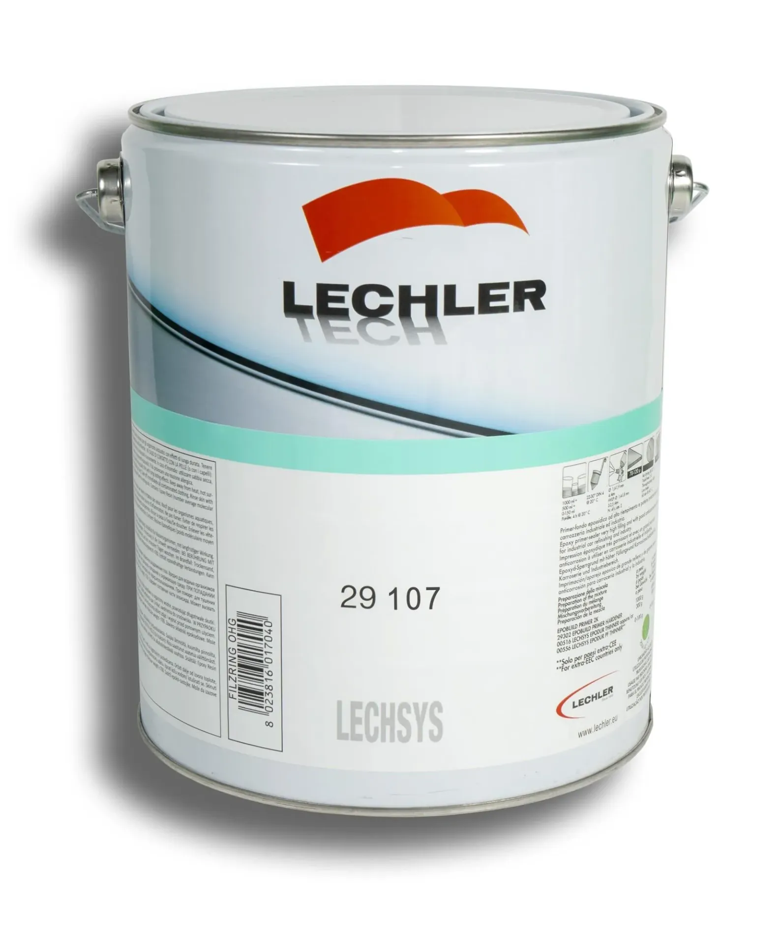 Apprêt EPOXY LECHLER 29017 Saut de 3.4L/ 5klg Teinte au choix