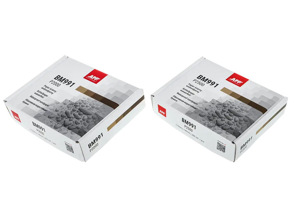 Papier De Verre à l'Eau APP BM991 115mm x 140mm X10pcs - P2000 et P2500