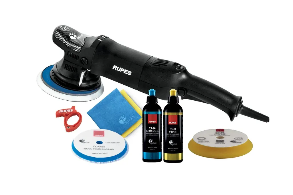 KIT Polisseuse Electrique Orbitale Aléatoire BigFoot RUPES LHR21ES/STD pour PAD 150/180mm