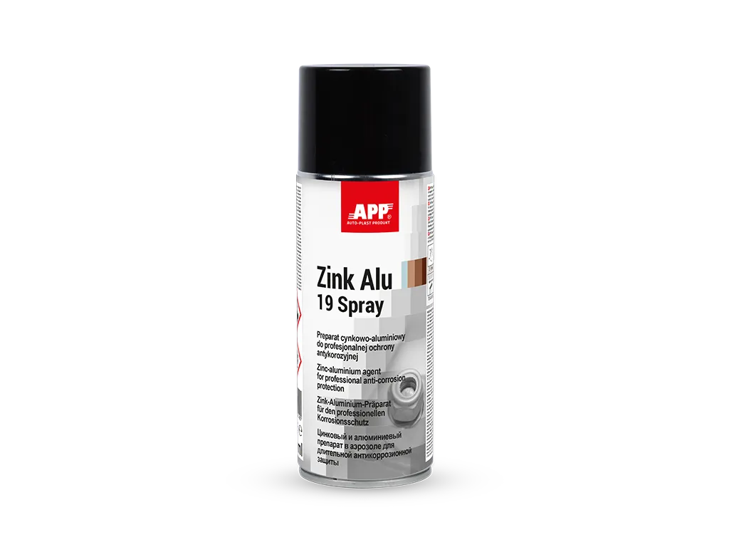 Spray Zinc Alu 19 APP 400ml Noir