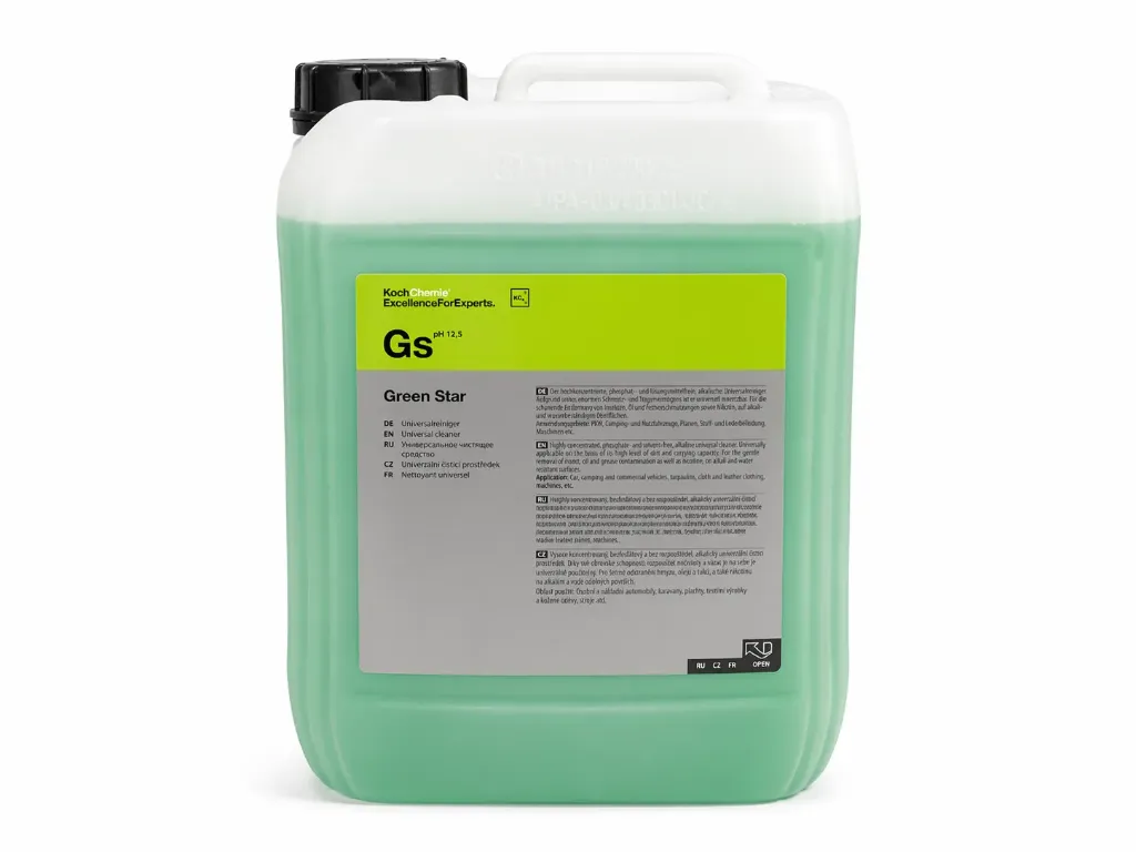 GS Green Star Nettoyant Universel Concentré Hautement Alcalin Koch Chemie 5L