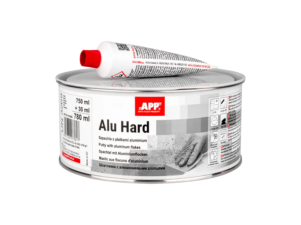 Mastic Aluminium Hard au flocon d'Aluminium 1.5klg
