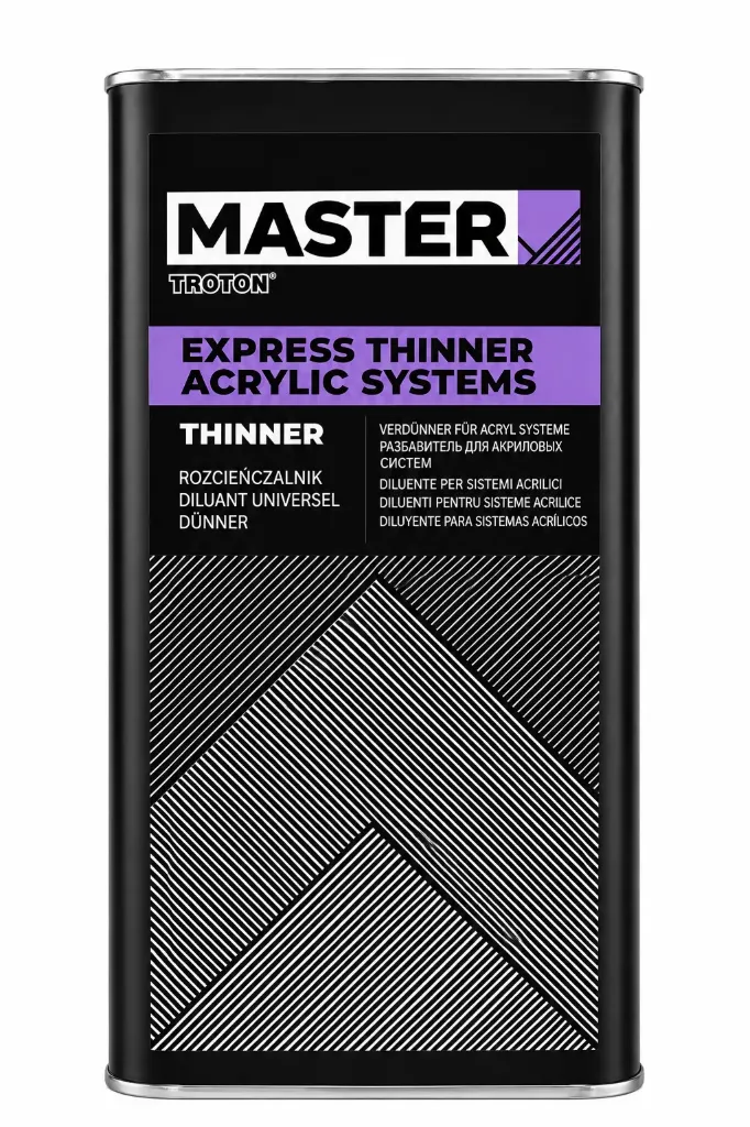 Diluant Universel Peintures Express/ Vernis Et Apprêts Master Troton Acryliques 5L