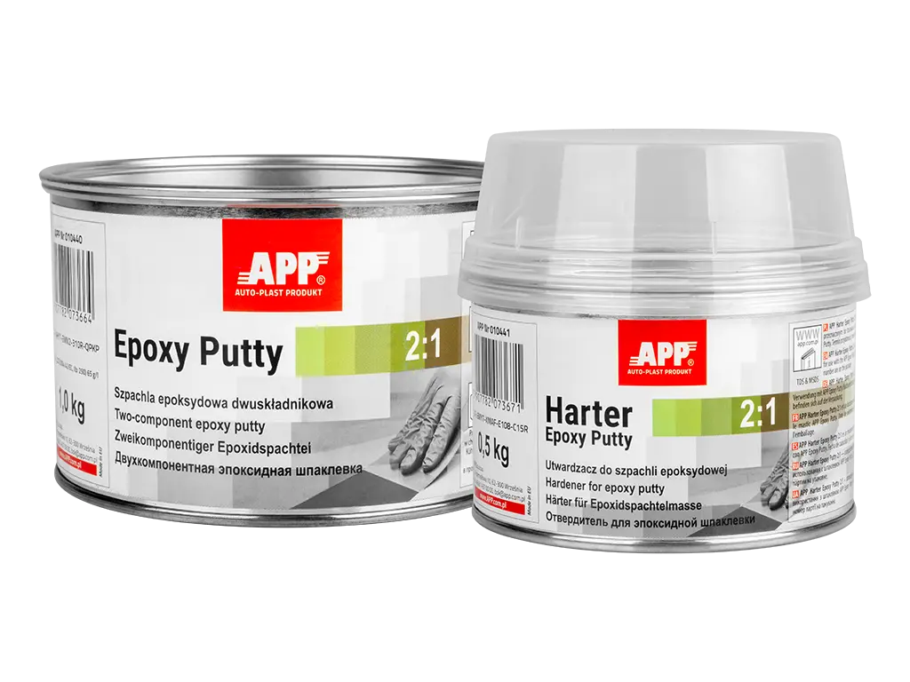 [010440] Mastic Epoxy 1Klg + Durcisseur 500G APP Epoxy Putty 2:1