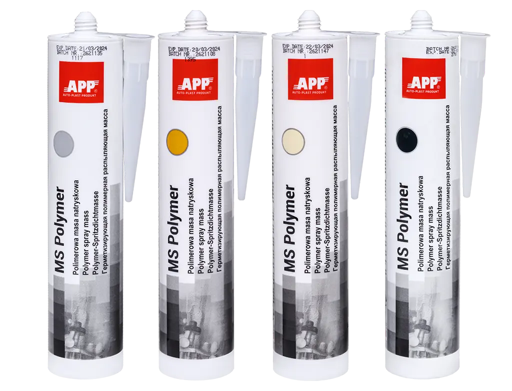 [040405] Joint de scellement polymer cartouche à pulvériser APP MS Polymer Gris, Jaune, Noir ou Beige (Noir)