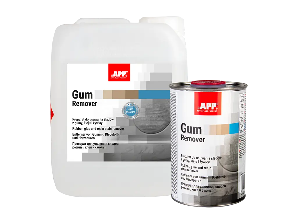 [220136] Produit pour enlever traces en caoutchouc, colle et résine APP GUM Remover 1L ou 5L (1 L)