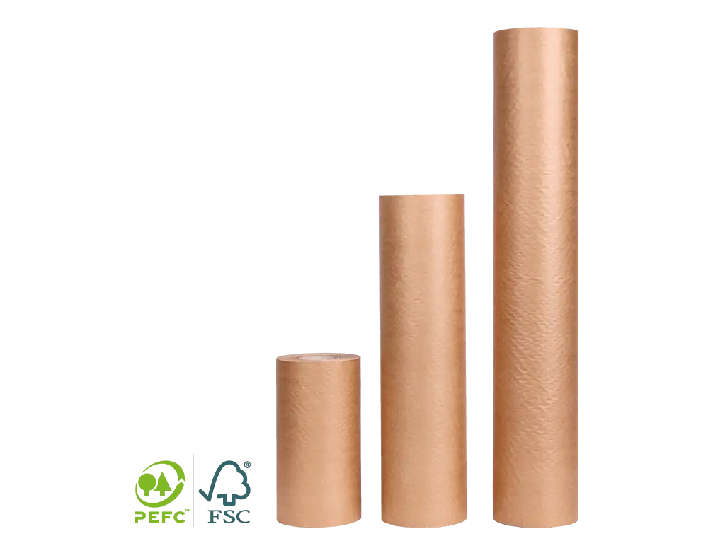 Rouleau de papier kraft APP P Mask Standard 280 30 cm x 280m, 60 cm x 280m, 90 cm x 280m ou 120 cm x 100 m