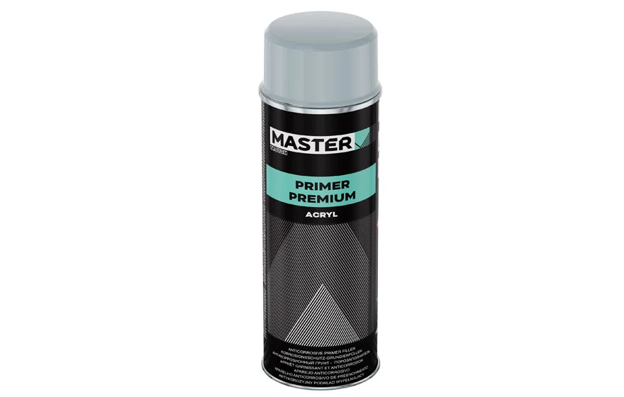 [020721] Primer Premium Master TROTON 400ml Gris Clair ou Gris Foncé Apprêt en Bombe Anti Corrosion (Gris clair)