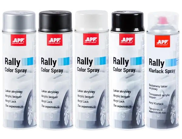[210111] Peinture acrylique APP Rally Color Spray 600 ml (Blanc)
