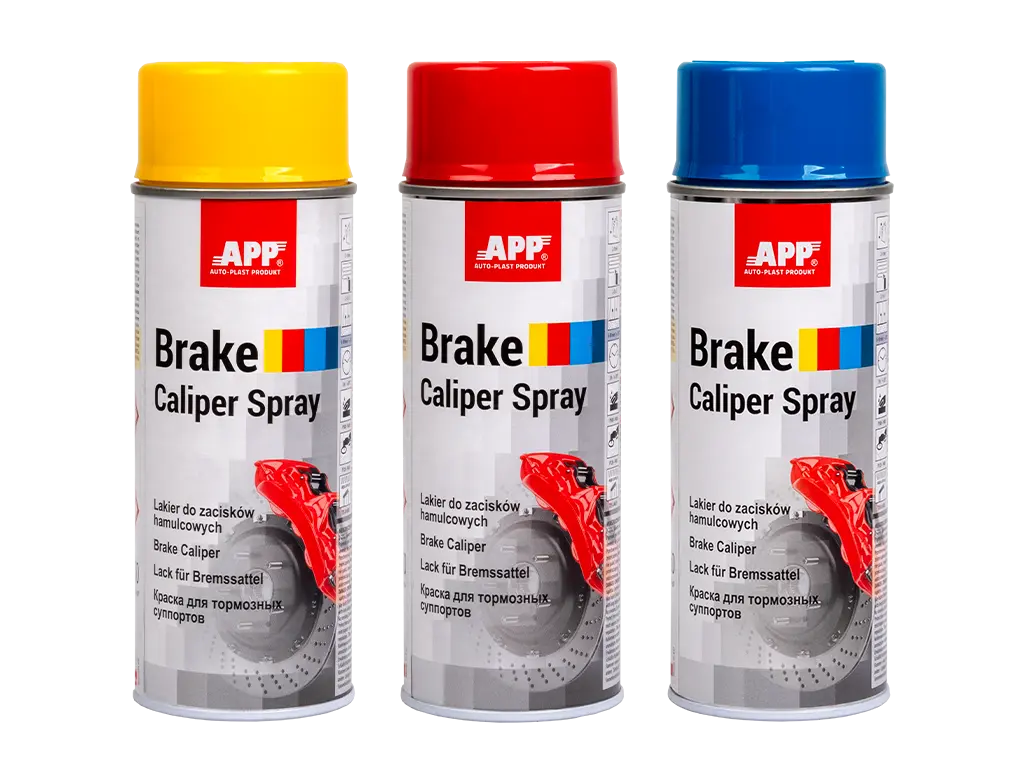 [210150] Peinture pour étriers de frein APP Brake Caliper Spray 400 ml (Rouge)