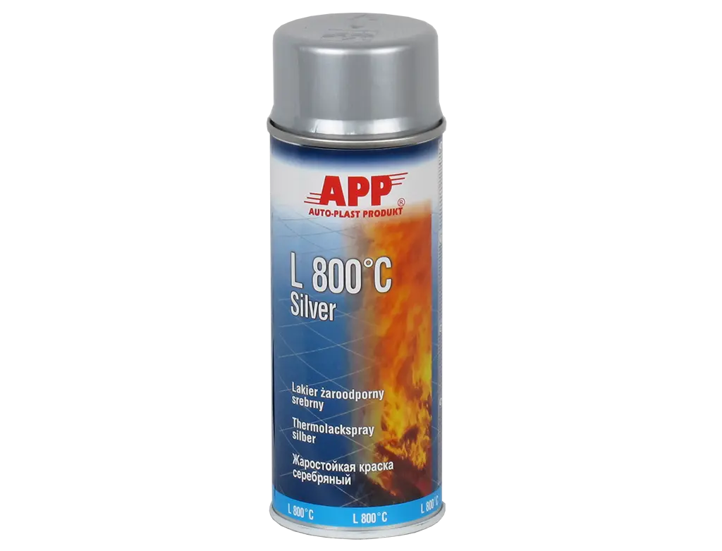 Peinture Haute Température APP L 800°C Silver Spray Argenté 400ml