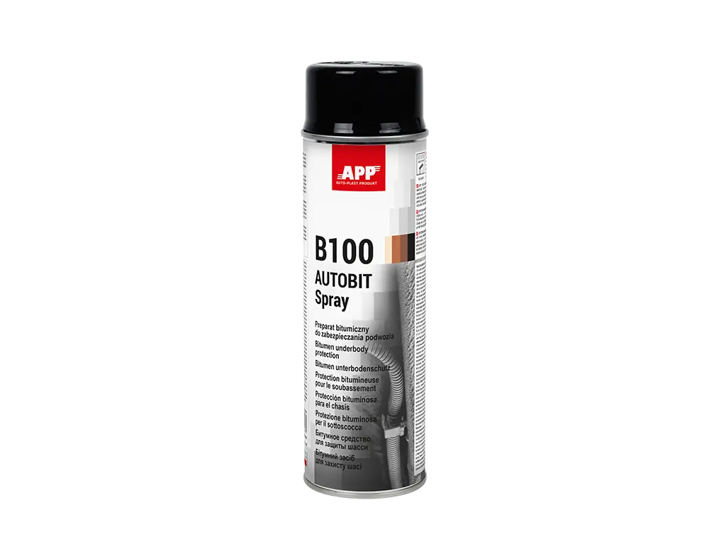 [050600] Anti Gravillons antirouille et insonorisant pour protection de châssis et éléments de carrosserie APP B100 Autobit Spray 500 ml