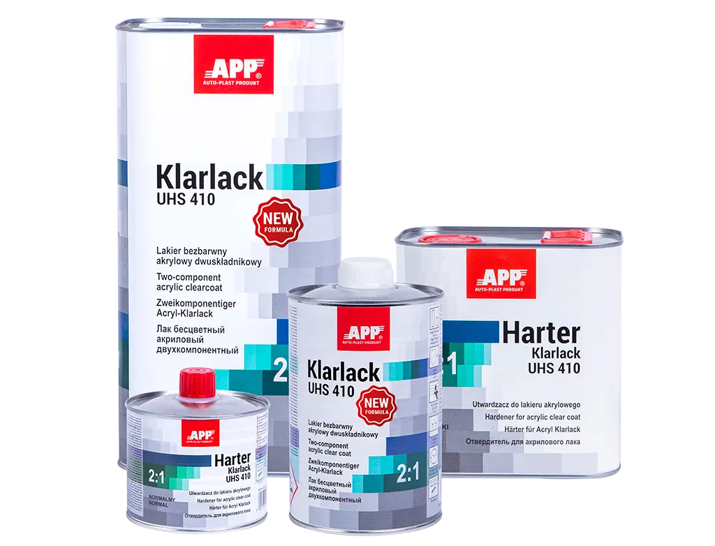 PACK Vernis Fluide et Rapide APP Klarlack UHS 410 New Formula 2:1// 5L+2,5L