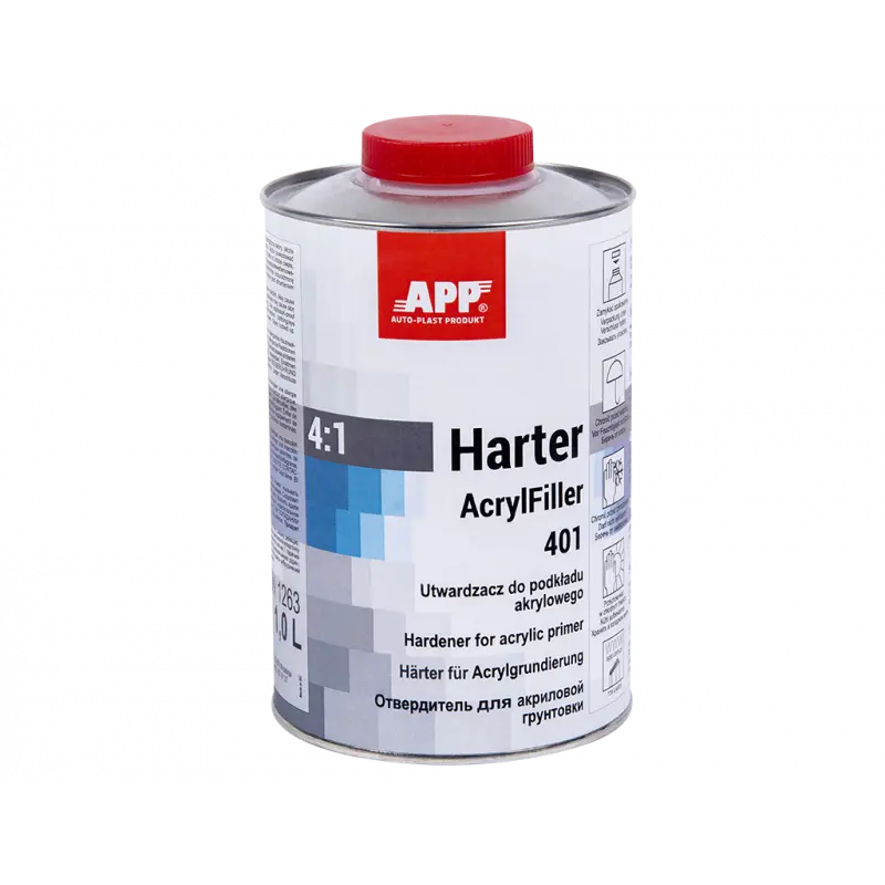 Durcisseur APP Harter AcrylFiller 401 4:1 0,25L ou 1L