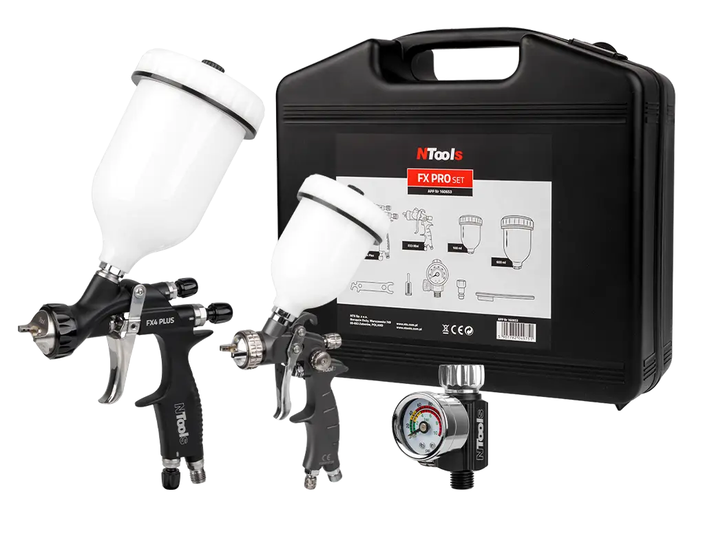 [160653] kit de pistolets de pulvérisation NTools FX PRO SET (Ø1,3)