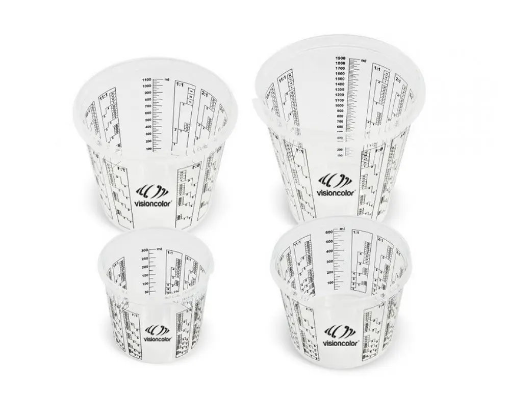 Gobelet de mélange gradués 350ml X25