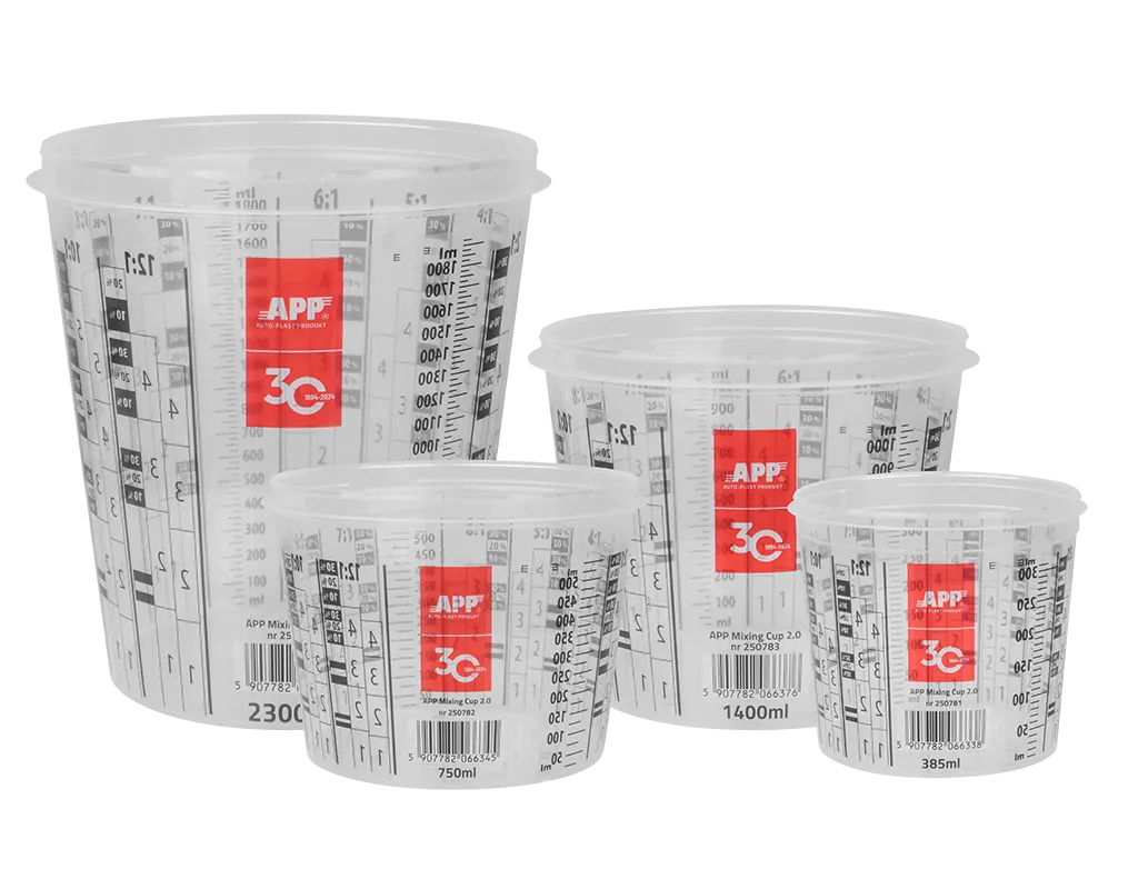 Gobelet de mélange gradués 385/300ml (X25pcs)