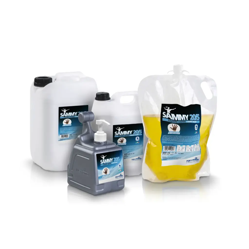SAMMY 20/S Savon mains Liquide Spécial Atelier NETTUNO  (T-BOX 3000ml Avec Pompe)