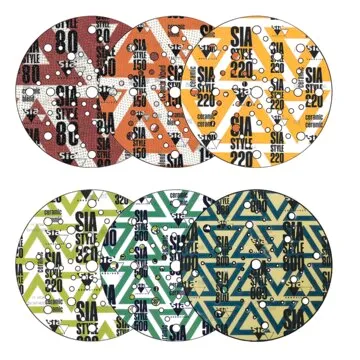 Disques abrasifs Céramique Nouvelle Génération 5500 SiaStyle X50pcs Grain P60 à P800 ULTRA PERFORMANT (P60)